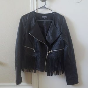 Black pleather jacket